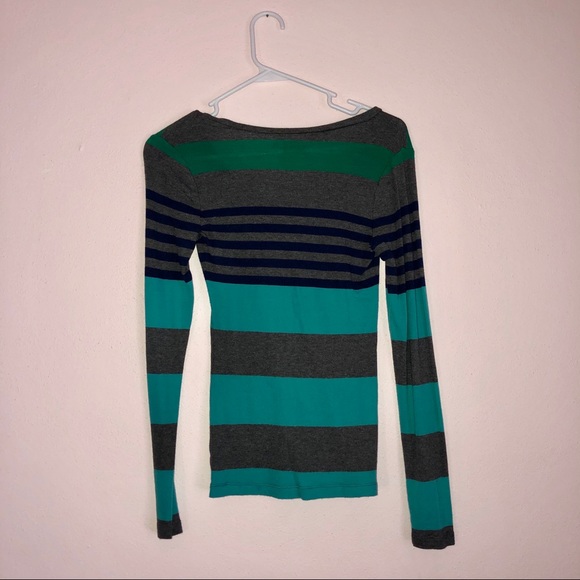 Old Navy Colorful Striped Long Sleeve Top XS - Picture 3 of 4